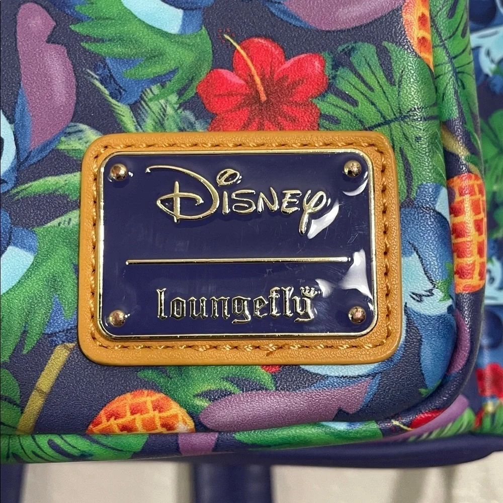 LILO & Stitch Disney Loungefly Backpack - Blue and Green